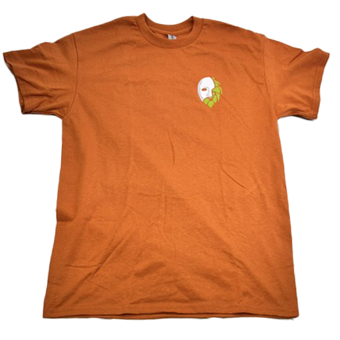 T-shirt à manche courte - orange - logo cocotte (Avant)- full logo (Arrière)