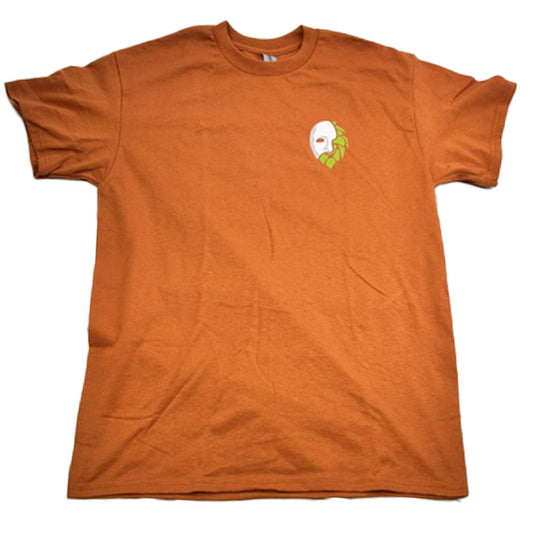 T-shirt à manche courte - orange - logo cocotte (Avant)- full logo (Arrière)