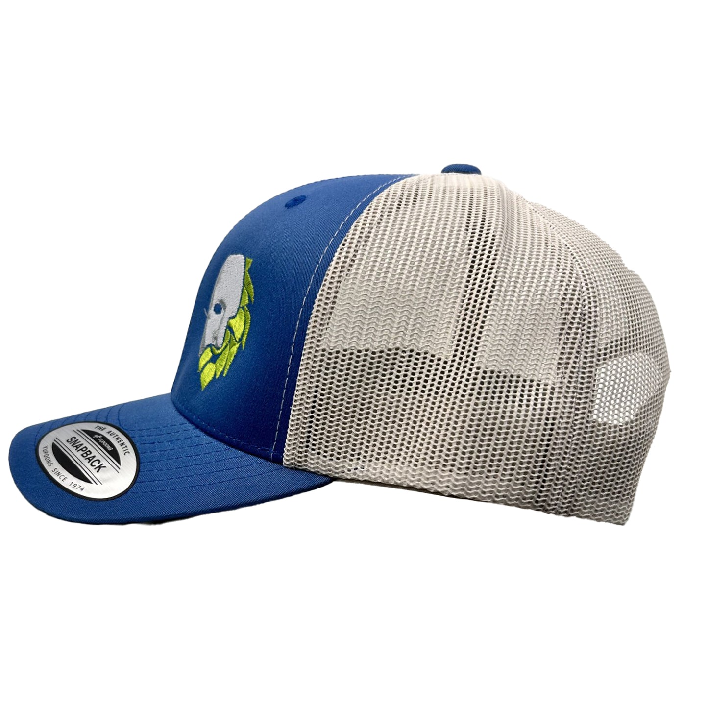 Casquette - snapback bleu & blanc - logo cocotte HopEra