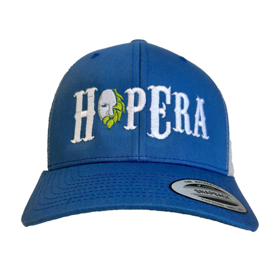 Casquette - snapback bleu & blanc - logo HopEra