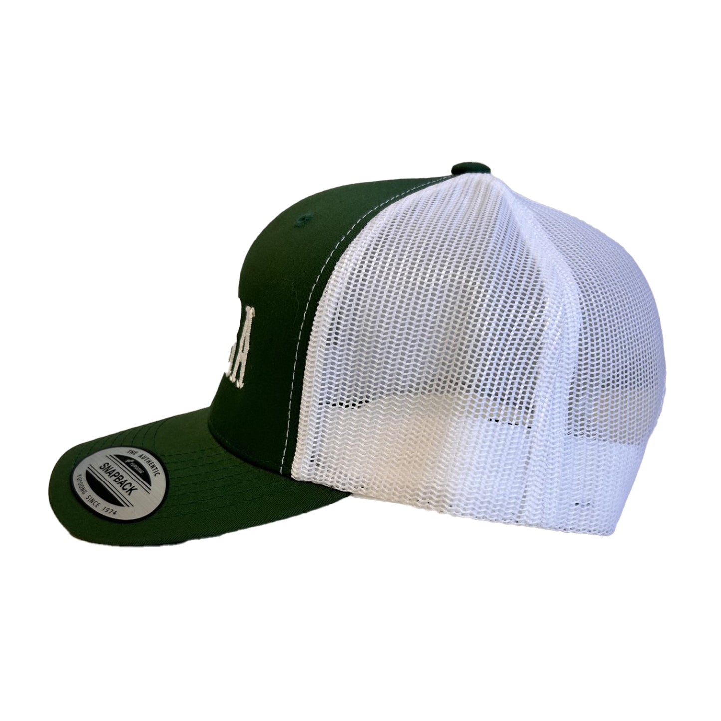 Casquette - snapback verte - logo HopEra