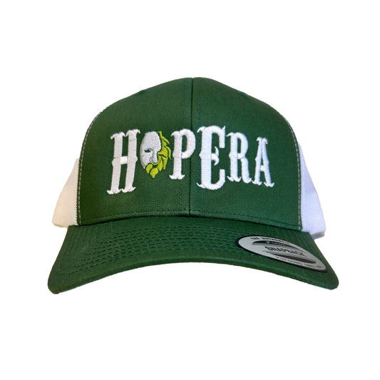 Casquette - snapback verte - logo HopEra