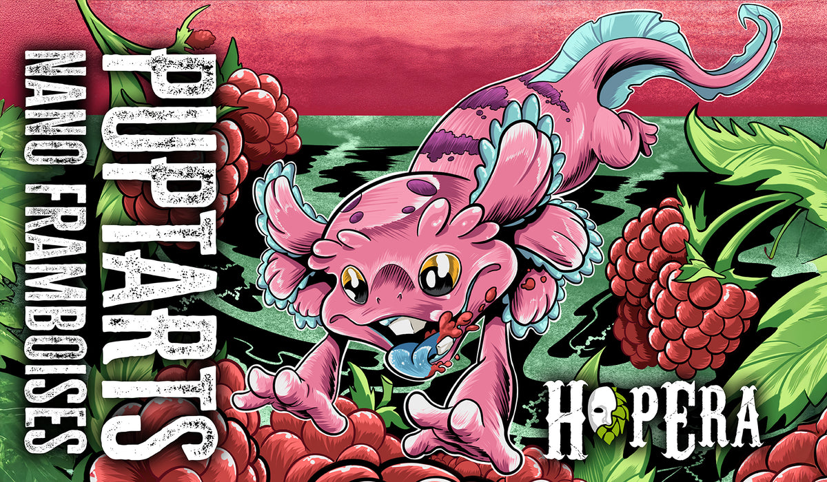 Playmat TCG HopEra – Puptarts Nano Framboise | 24 x 14 po