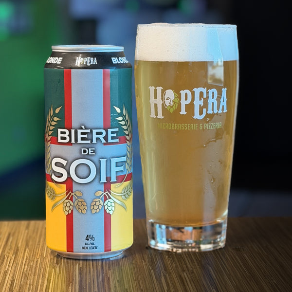 Bière de Soif – La bière officielle du drapeau du Saguenay–Lac-Saint-Jean
