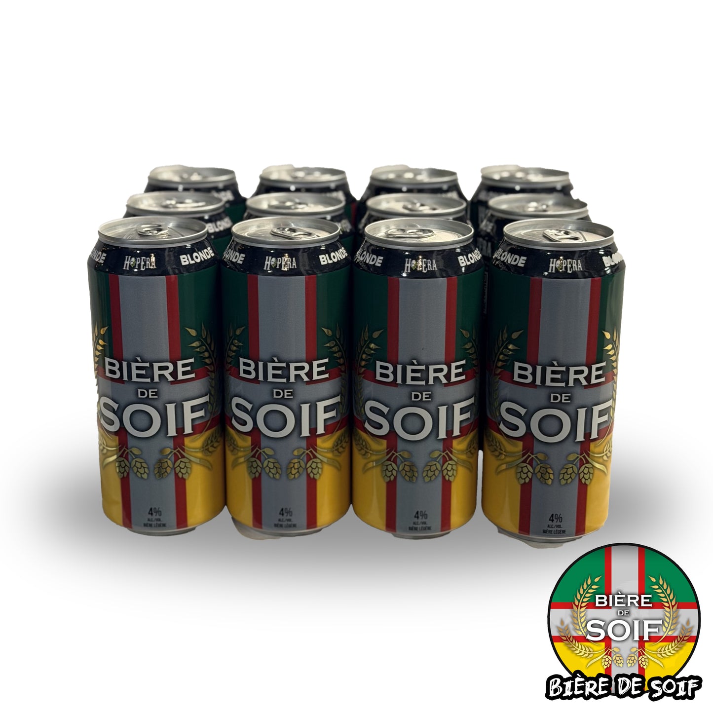 Bière de Soif – La bière officielle du drapeau du Saguenay–Lac-Saint-Jean