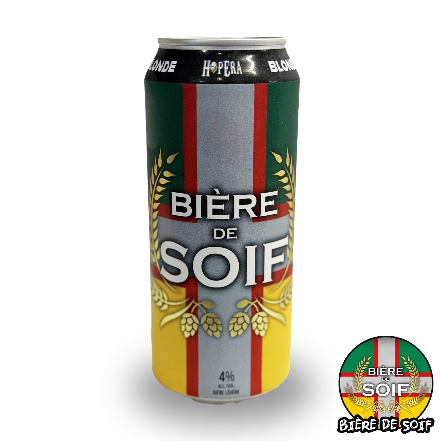 Bière de Soif – La bière officielle du drapeau du Saguenay–Lac-Saint-Jean