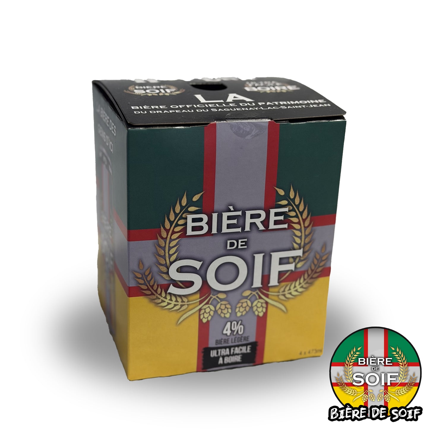 Bière de Soif – La bière officielle du drapeau du Saguenay–Lac-Saint-Jean