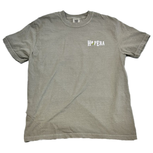 T-shirt à manche courte - kaki - logo hopEra (Avant) - logo (Arrière)