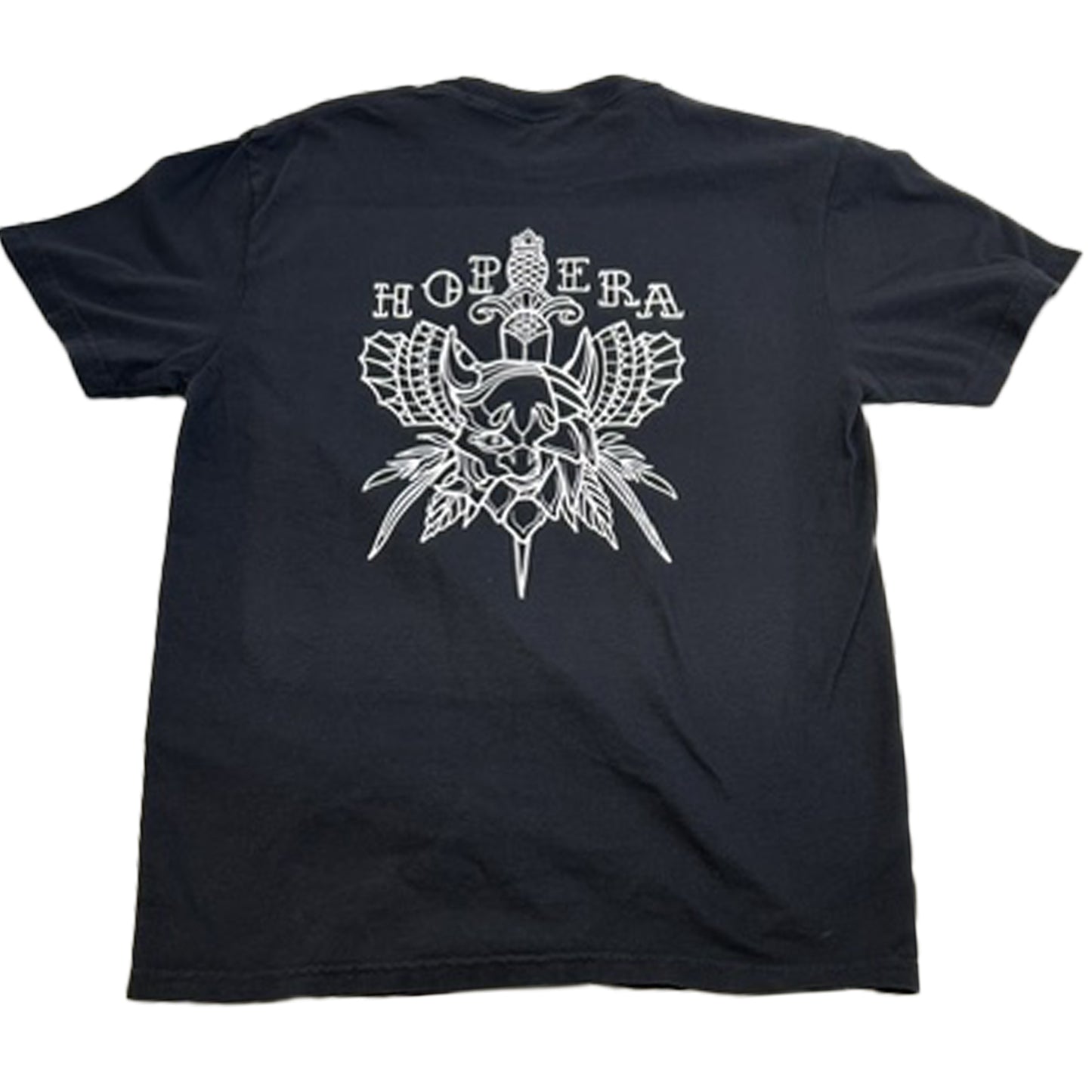 T-shirt à manche courte - noir - Logo HopEra (Avant)- logo tattoo (Arrière)